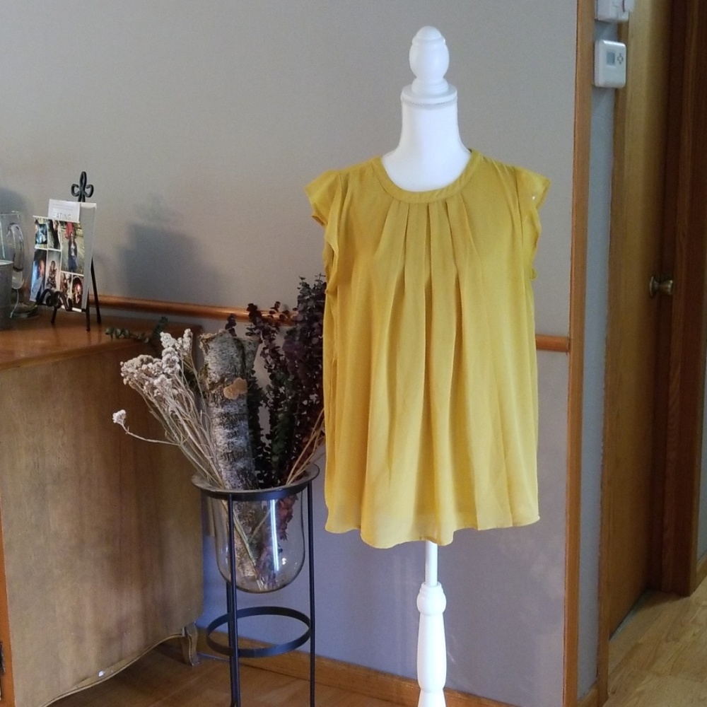 Flutter sleeve top